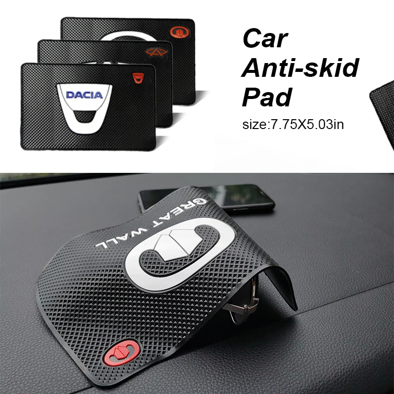 1pcs Car Mobile Anti-skid Pad Storage Silicone Interior for Toyota Camry 2001 C-hr Prado Rav4 Yaris Hilux 2017 Accessories | Автомобили и