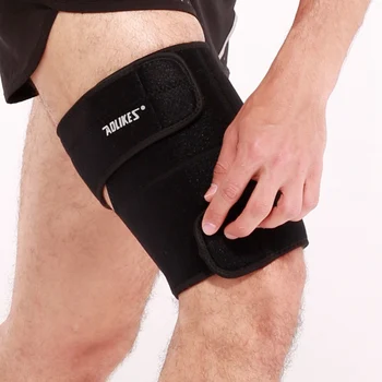 

Adjustable Mountaineering Running Thigh Shield Elastic Sleeve Protective Cover Sportswear Accessories 1pc