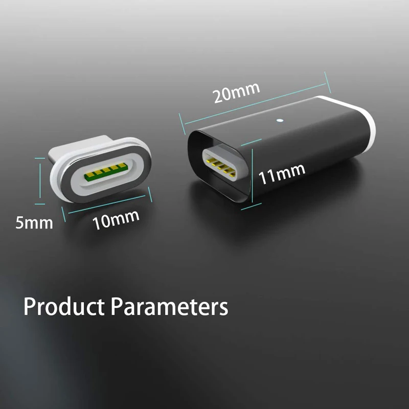 Magnetic Adapter for Samsung Galaxy S24 Ultra Oppo K12x Nokia 220 4G Motorola Edge () Sharp Aquos sense7 itel P55 Charger