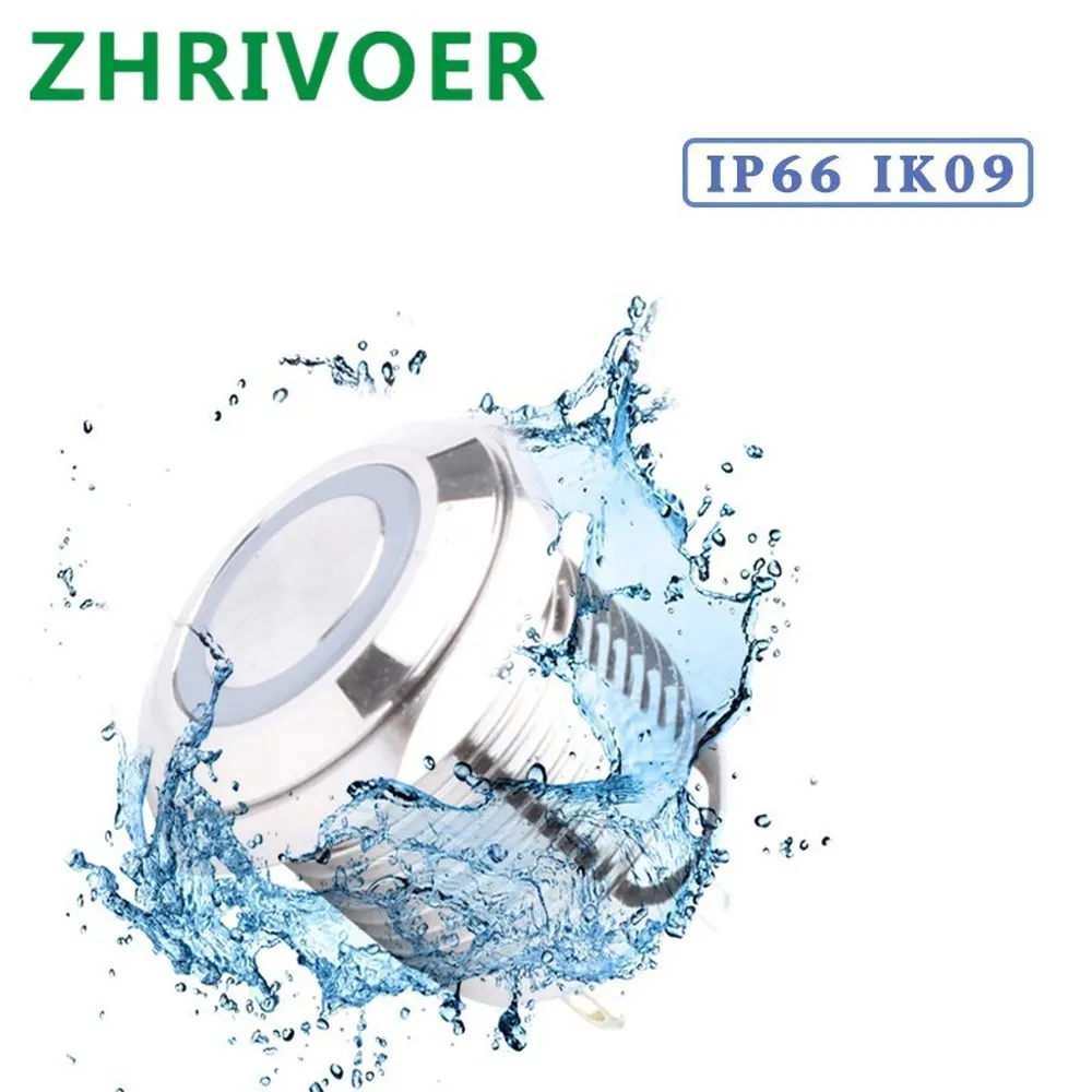 1 шт. короткий металлический кнопочный переключатель 16 мм светодиодный