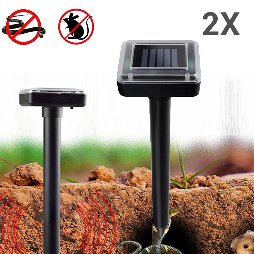 

Solar Powered Garden Ultrasonic Rat Cat Dog Repeller Deterrent Pest Control