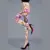 Women Floral Printed Exercise Colorful Peony flower Female Elastic Leggins High Waist Pants Push Up Trousers Fitness Leggings nvgtn leggings Leggings