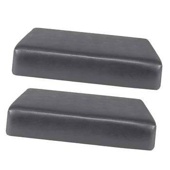 

2pcs Waterproof PU Leather Sofa Seat Cushion Cover Protector Grey_1 Seater