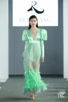 

MIQIER High Quality African Nigerian Tulle Lace Fabric Sequins Net Cloth Embroidered Wedding Party Dress Lates Beads 3D Solid