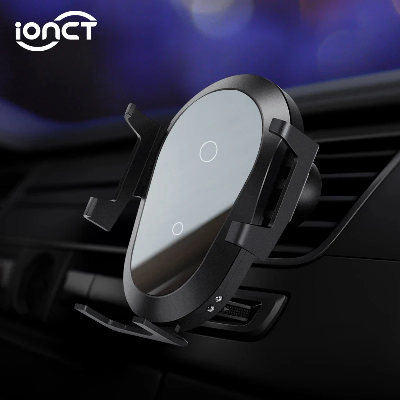 

iONCT 10W Fast Wireless Car Charger For IPhone 11 XS XR X 8 Qi Charging stand Mount Gravity Car Phone Holder for Samsung S10 S9