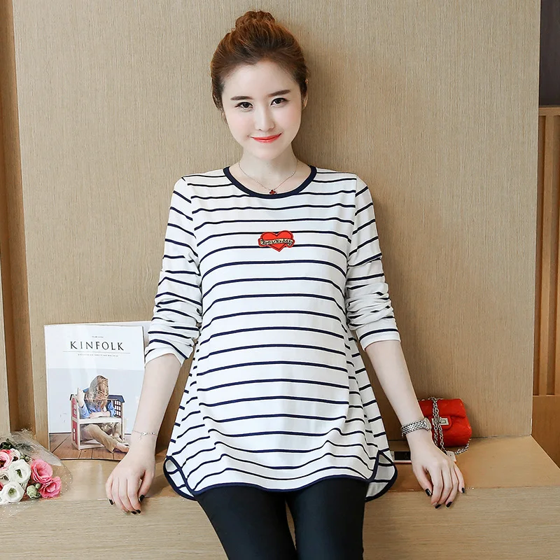 

2018 New Style Maternity Clothes T-shirt Fashion Maternity Clothes Versatile Maternity Clothes Tops