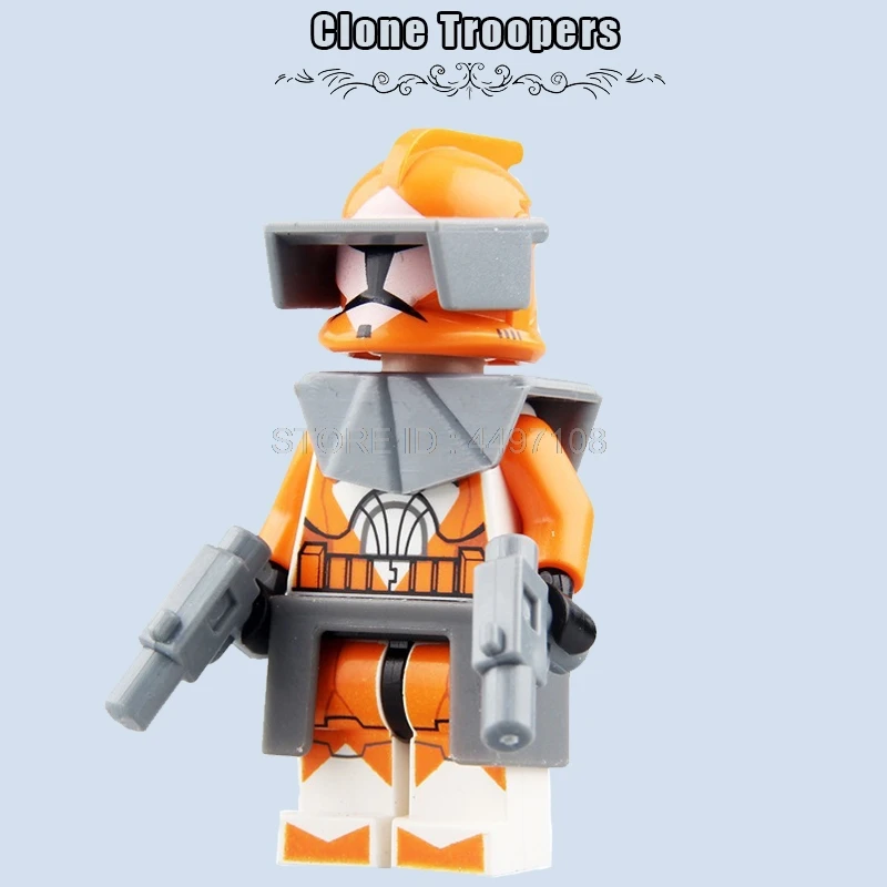 Clone Troopers Звездные войны, клон, десантники, Praetorian Guard, робот, армейские фигурки Звездные войны, строительные блоки, детские игрушки, RSD8 BB8 R2D2, мастер джедай, наборы - Цвет: Clone Troopers