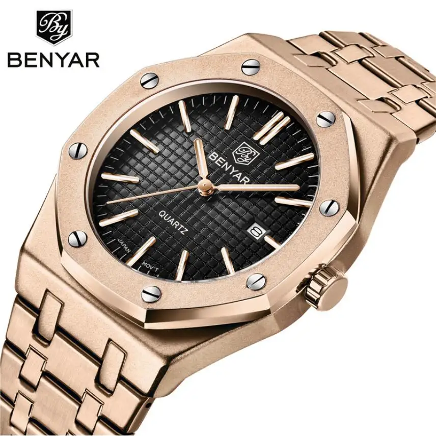 

Relogio Masculino BENYAR Brand Fashion Military Watch Men Luxury Waterproof Date Army Quartz Wrist Watch Clock Saat Montre Homme