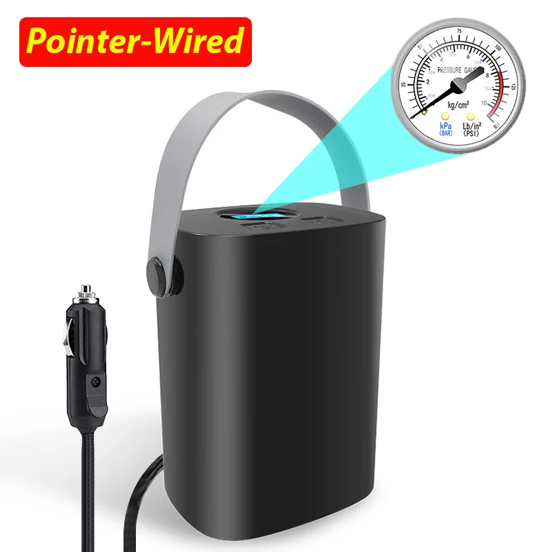 Цифровой насос для шин DC 12v автомобильный портативный воздушный насос компрессор 150 PSI автомобильный воздушный компрессор для мотоциклов и велосипедов