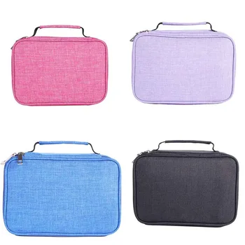 

Three-layer Zipper Stationery Pen Bag Oxford School Pencil Case Creative Large Capacity Multifunction Stationery Pouch Supply