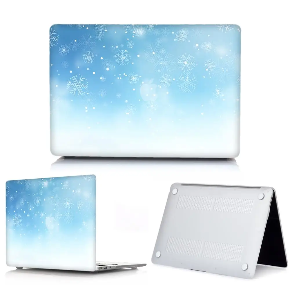 3D Рождественский чехол для ноутбука MacBook Air 13 Pro retina 11 12 13 13,3 15, для Macbook New Pro 13 15 Сенсорная панель чехол для клавиатуры - Цвет: Christmas-15