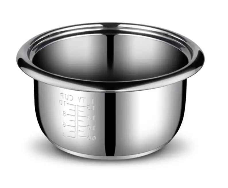 household electric food cooker Triangle CKD-Z30G small home rice cooker 3L all stainless steel inner 220-230-240V soup maker