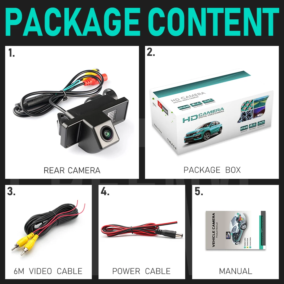 Aftermarket achteruitrijcamera - De 15 beste producten vergeleken