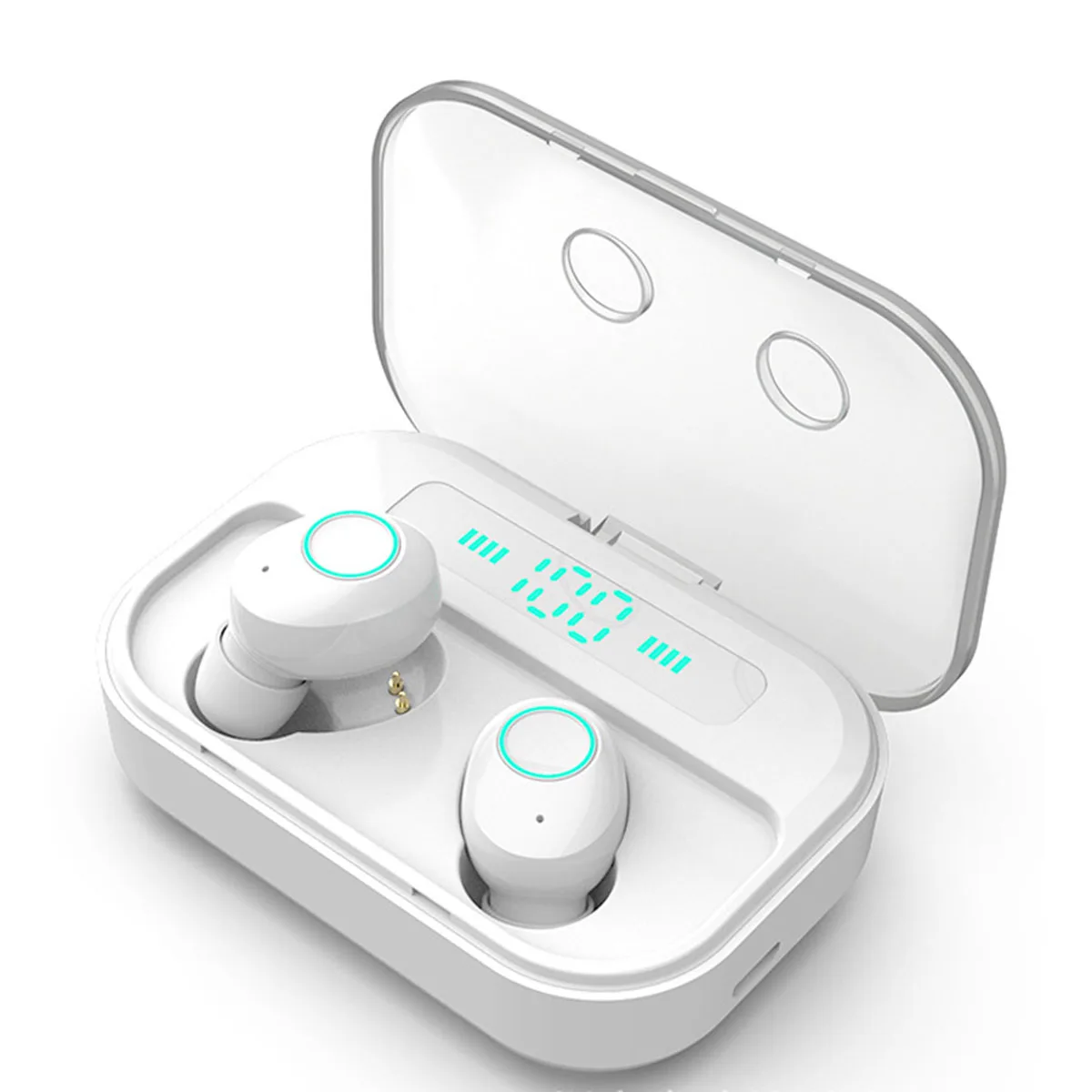 TWS bluetooth 5,0 наушники светодиодный дисплей истинные беспроводные 8D стерео 2200 мАч водонепроницаемые спортивные наушники гарнитура с микрофоном для телефона