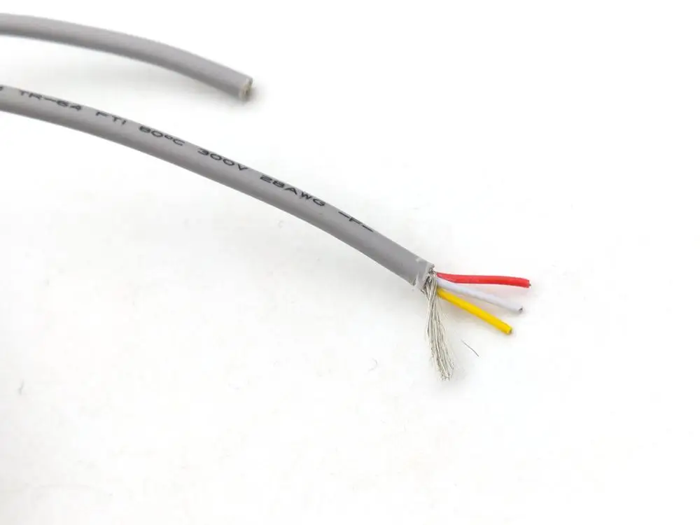 1 Катушка 300 м кабель 28AWG 3 ядра щит ПВХ в 80 градусов Цельсия для видео аудио|reel