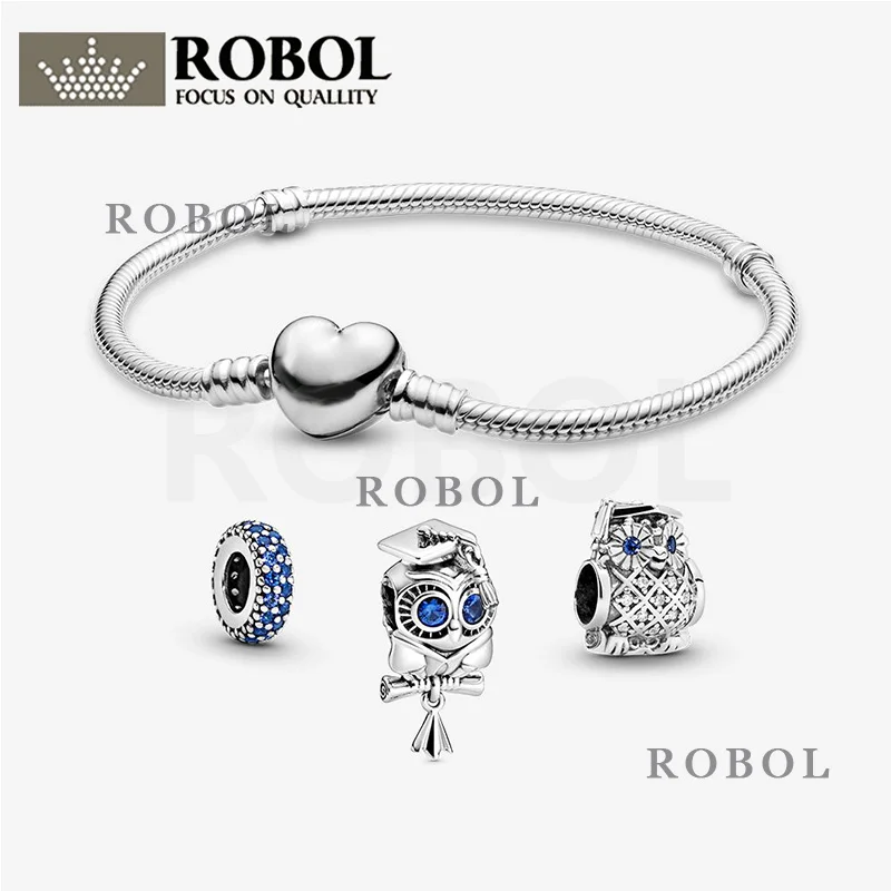 

Owls&BrillianceBraceletSet High Quality Boutique 925 Sterling Silver Bracelet 2020 Autumn New Exquisite Jewelry Free Shipping