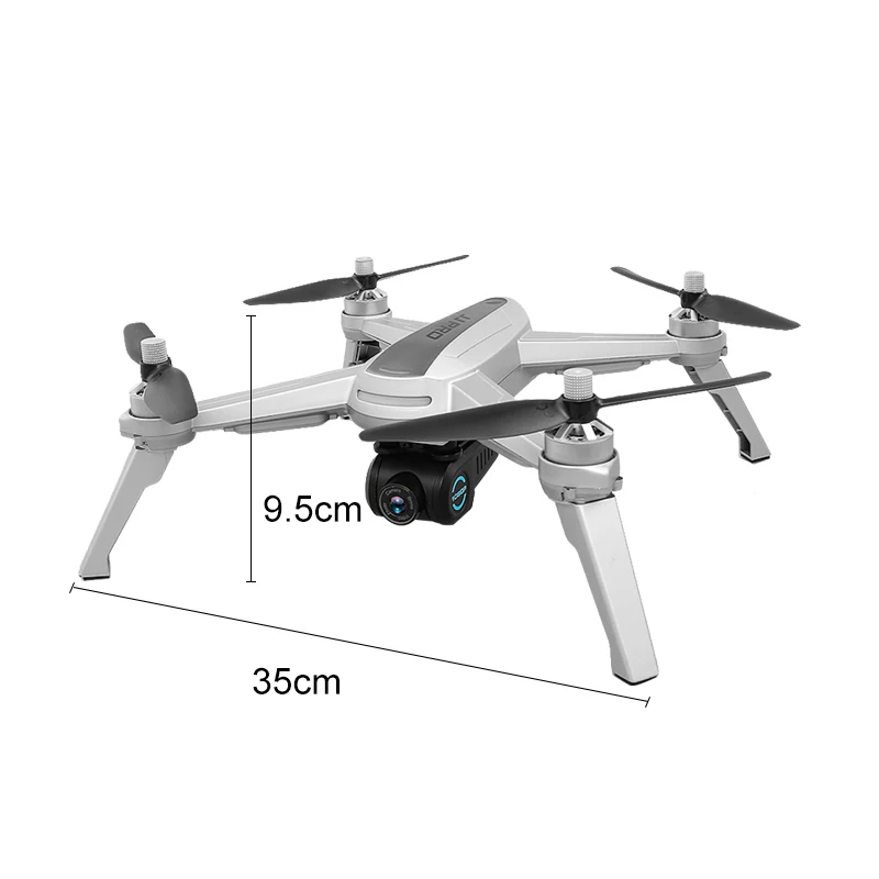 JJRC JJPRO X5 5G WiFi FPV 1080P камера Радиоуправляемый Дрон бесщеточный мотор gps Follow Me серебристый/черный