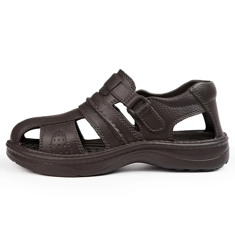 

Summer New Style Men's Slip-on Retro Sandals Flat Breathable Sandals Partner Celebrity Style Sandals MEN'S SHOES