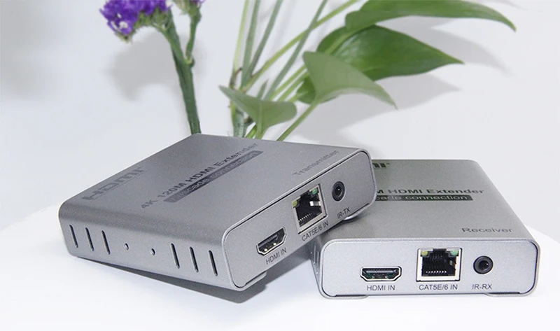 4K 120M HDMI удлинитель каскадное соединение по CAT5e CAT6 RJ45 Ethernet LAN Сетевой кабель удлинитель сплиттер передатчик приемник