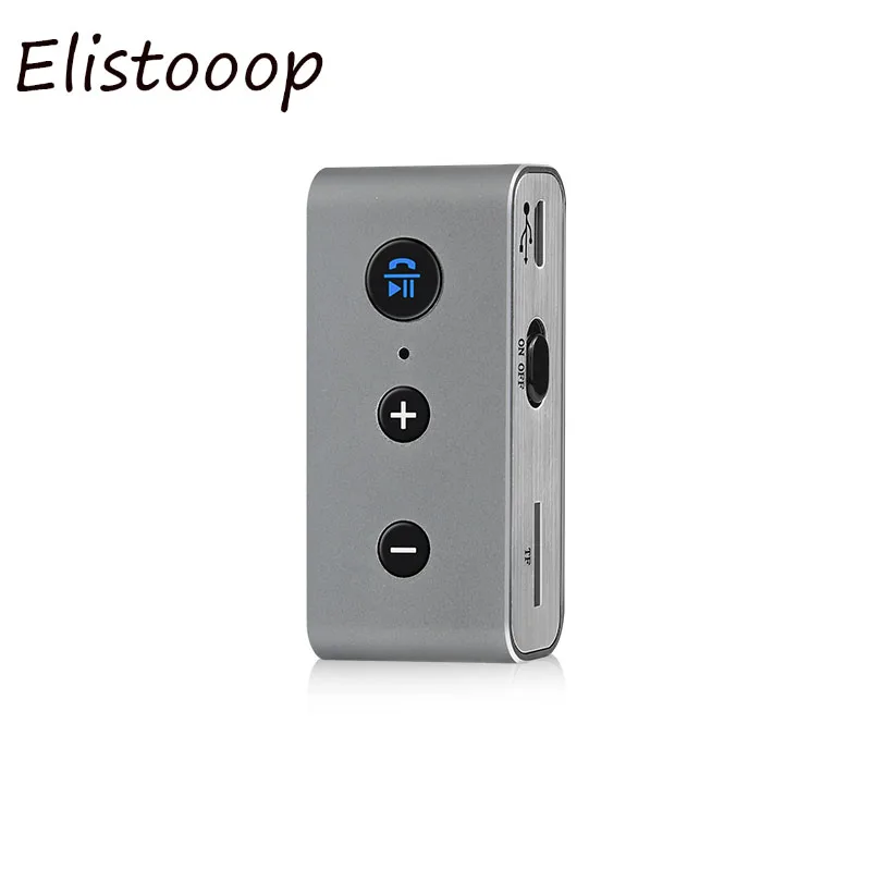 Автомобильный Bluetooth приемник беспроводной адаптер для звонков по громкой связи