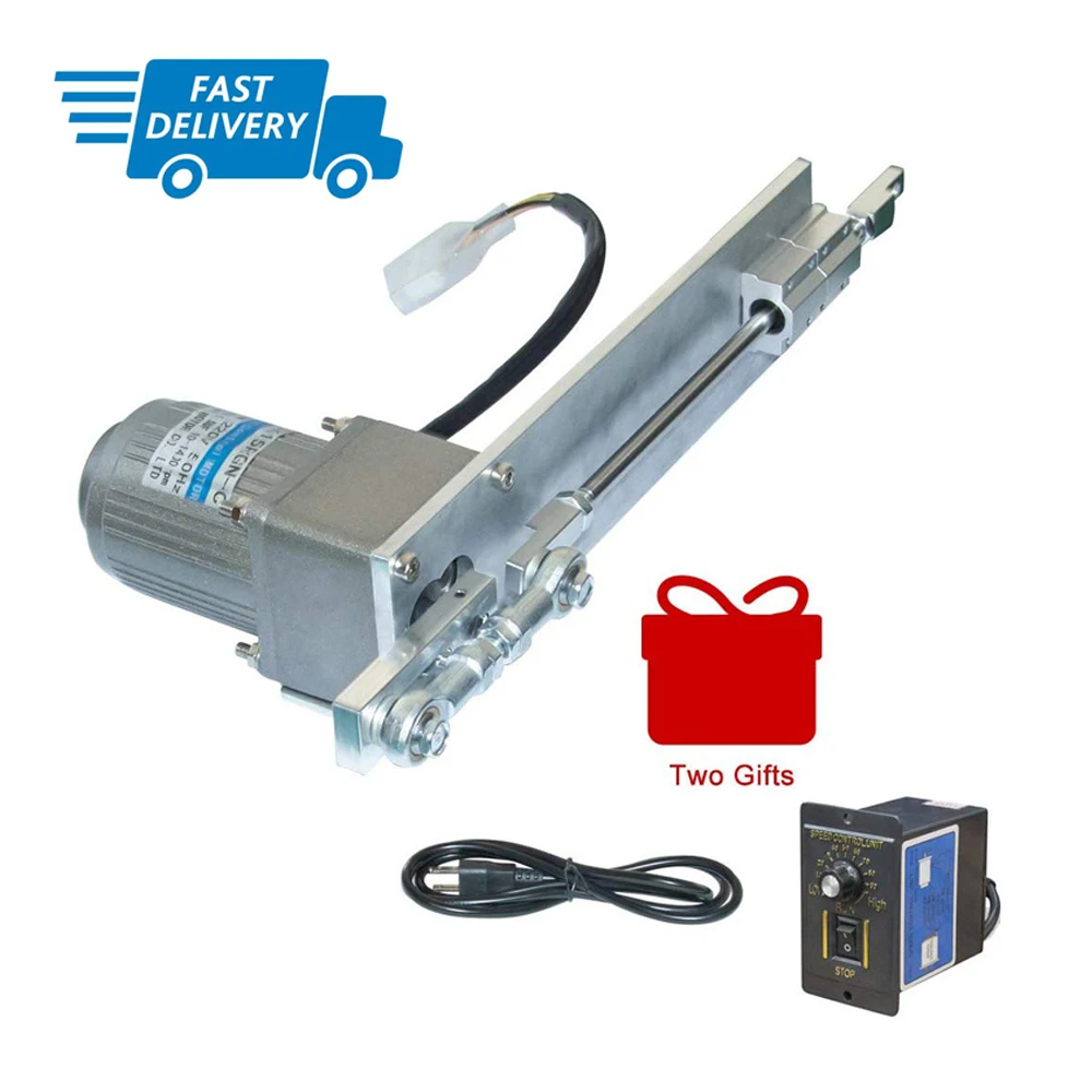 DIY 110/220V AC Reciprocating Linear Actuator Stroke 100mm/4inch AC Speed Controller Kits for Home Improvement Linear Motor