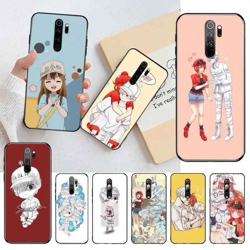 Cute anime cell at work Customer High Quality Phone Case for Redmi Note 9 8 8T 8A 7 6 6A Go Pro Max K20 | Мобильные телефоны и