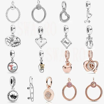 

2020 Autumn New Fashion 1:1 S925 Bear, Fox & Squirrel, Baby Shoe, Stethoscope Heart, Boxing Gloves Charm Pendant Diy Bracelet