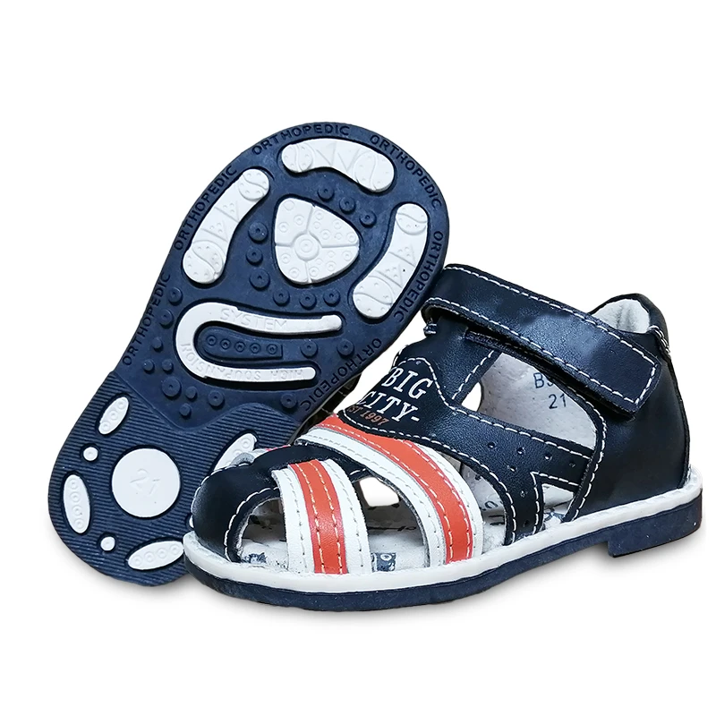 1 пара Детские ортопедические босоножки из натуральной кожи|genuine leather winter shoes|children
