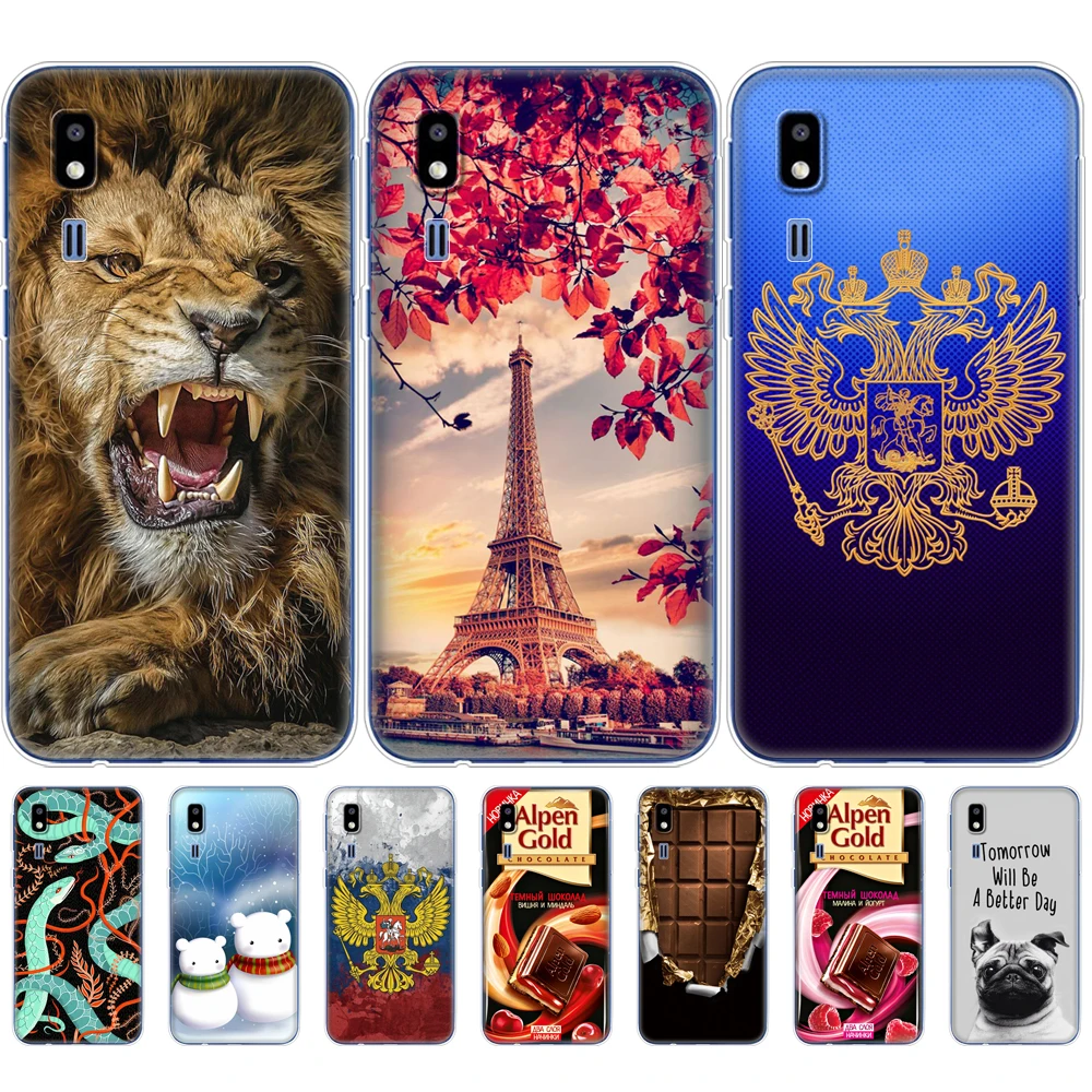 Per Samsung Galaxy Caso Di A2 Core 2019 Molle Del Silicone Di Tpu Phon Di Caso Della Copertura Posteriore Per Samsung A 2 Core A2Core A260F 5.0 ''Coqu