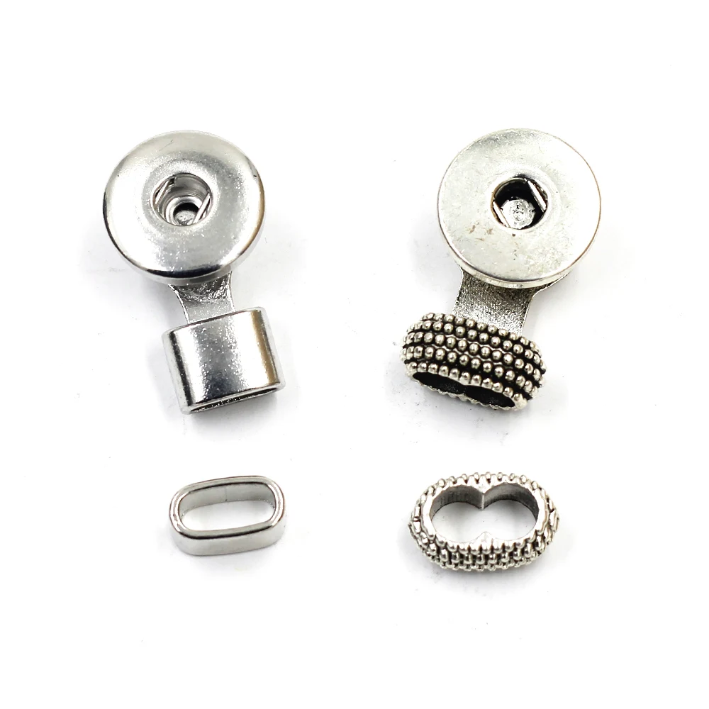 

2 набора наконечников, заглушки подходят для диаметров 18 мм, зеркальные пуговицы, металлические, серебристые, для очаровательных браслетов, зеркальные