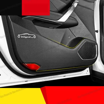 

Lsrtw2017 Fiber Leather Car Inner Door Cover Anti-kick Mat for Geely Azkarra Boyue Pro Atlas Emgrand 2020 2021 Accessories