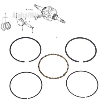 

For HONDA PISTON RINGS XR 200 STD SIZE 65.50 MM NEW STOCK SIZED XR 200R 5 Piece