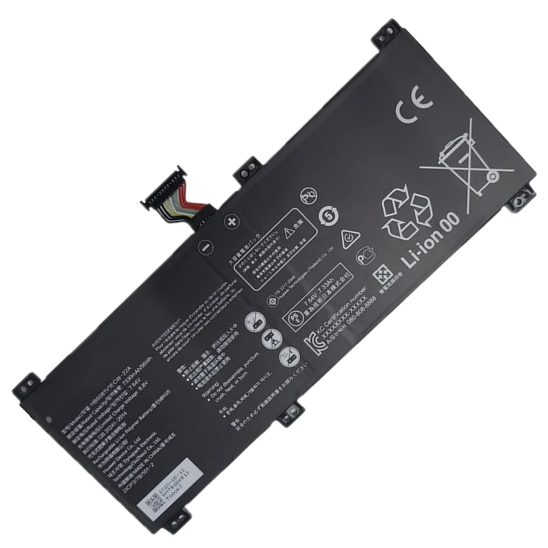 Bateria do Portátil para Huawei Honor Magicbook Pro Hb6081v1ecw22a Hb6081v1ecw-22b 7.64v 56wh 4600h Hlyl-wfq9 Wfp9 Frd-wfg9 Wfd9 Wx9