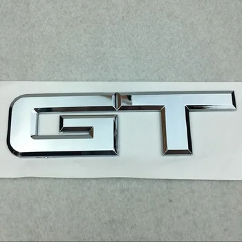 

2020 NEW 3D Auto Chrome ABS GT Tail Trunk Rear Emblem Badge Decal Sticker Car Styling Mustang