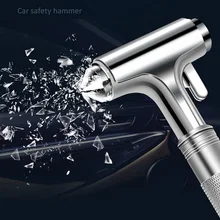 17 см Многофункциональный Безопасный молоток оконный выключатель металлическая опора ленточный резак Автомобильный аварийный инструмент аварийный молоток для стекла инструменты для машинной обработки