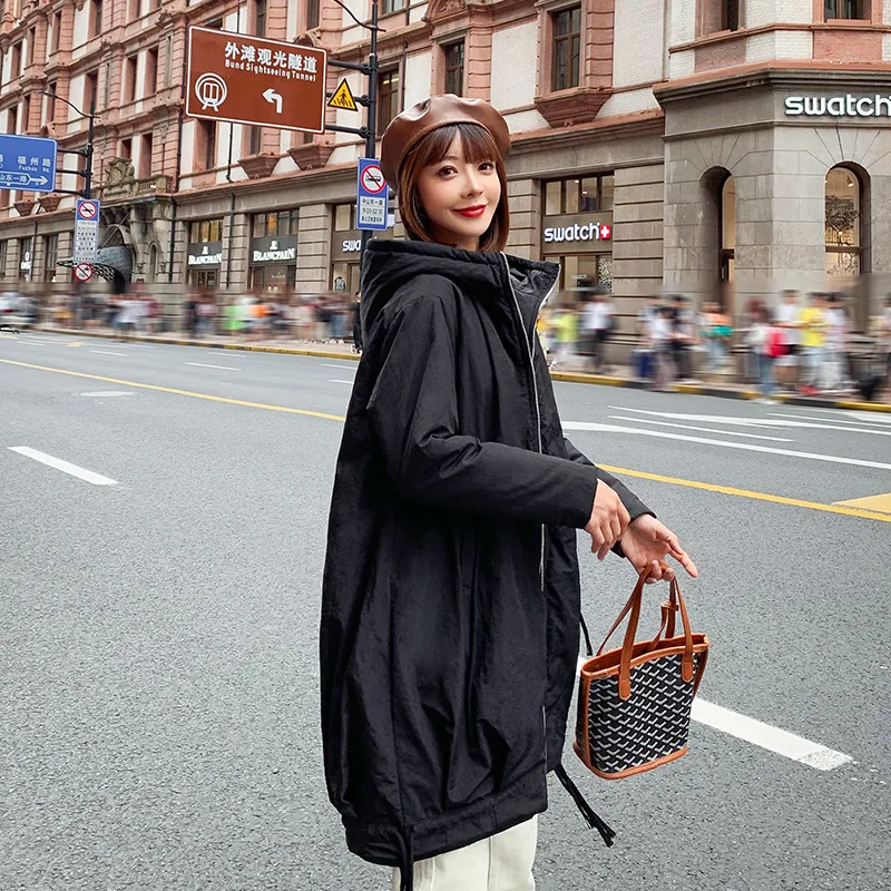 Long Hooded Parka Womens Jackets New Women Winter Jacket Cotton Padded Warm Thicken Ladies Long Casual Coats Parka