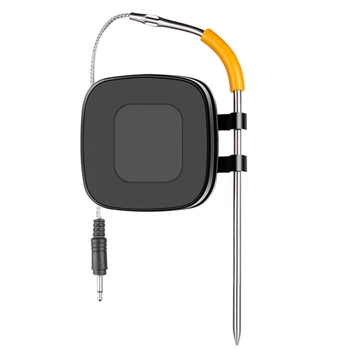 

Digital Meat Thermometer for iPhone - Smart Instant Read, Phone App Wifi Remote, Battery Powered, Easy for Cooking Food, BBQ Gri