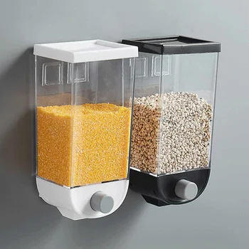 

1500ml Food storage box kitchen wall-mounted storage tank plastic container storage food storage airtight container