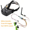 3 channel Dual Video camera CMOS 1000TVLfpv  camera with 5.8G 40CH Dual Antennas 3 Inch FPV Goggles Video Glasses Headset HD 1