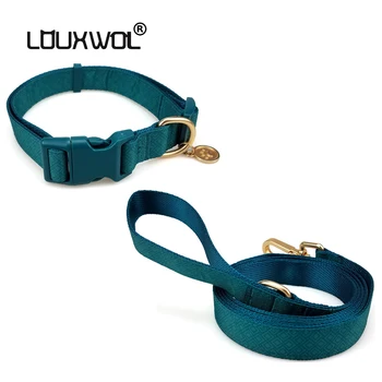

Durable Dog Leash and Collar Set Printed Pattern Nylon Strip Extra Safe Comfy for Small Medium Large Dogs Pet Dog Accessories