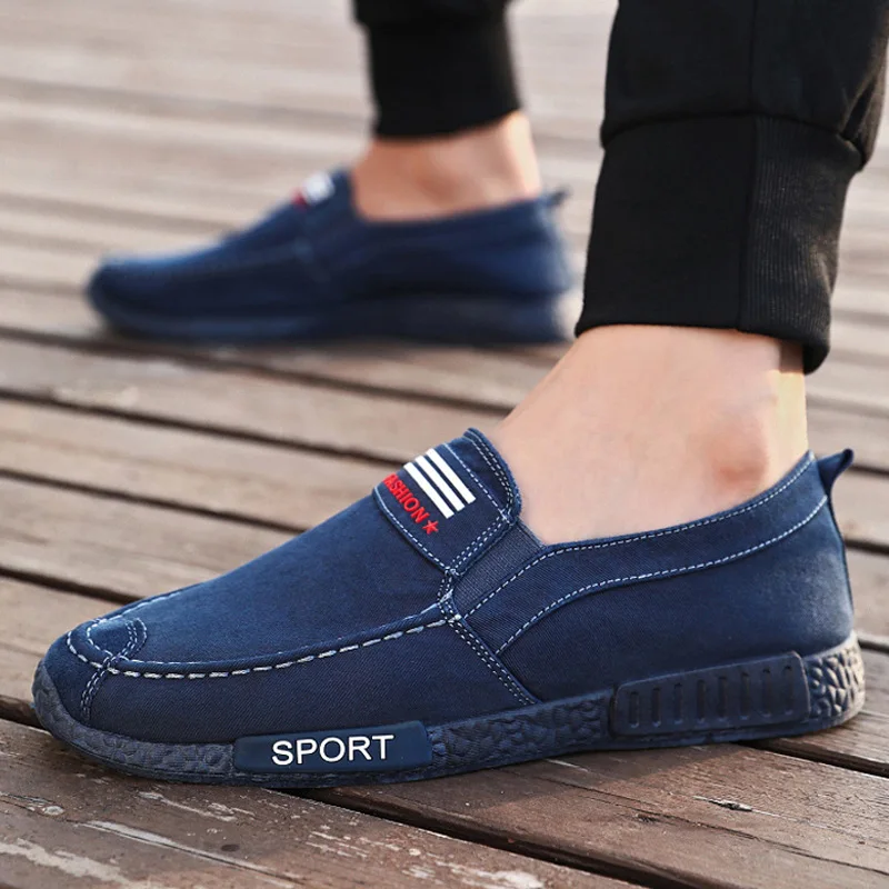 

Spring And Autumn Summer Canvas Shoes Men Shoes Old Beijing Cloth Shoes nan dan xie Men Flat Loafers Shoes Casual Shoes