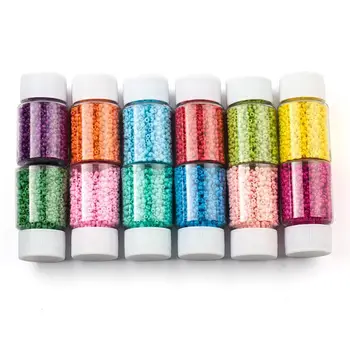

10 Colors 2mm Mini Glass Seed Beads DIY Beading Bracelet Necklaces Key Chains Jewelry Making Art Crafting 30000Pcs