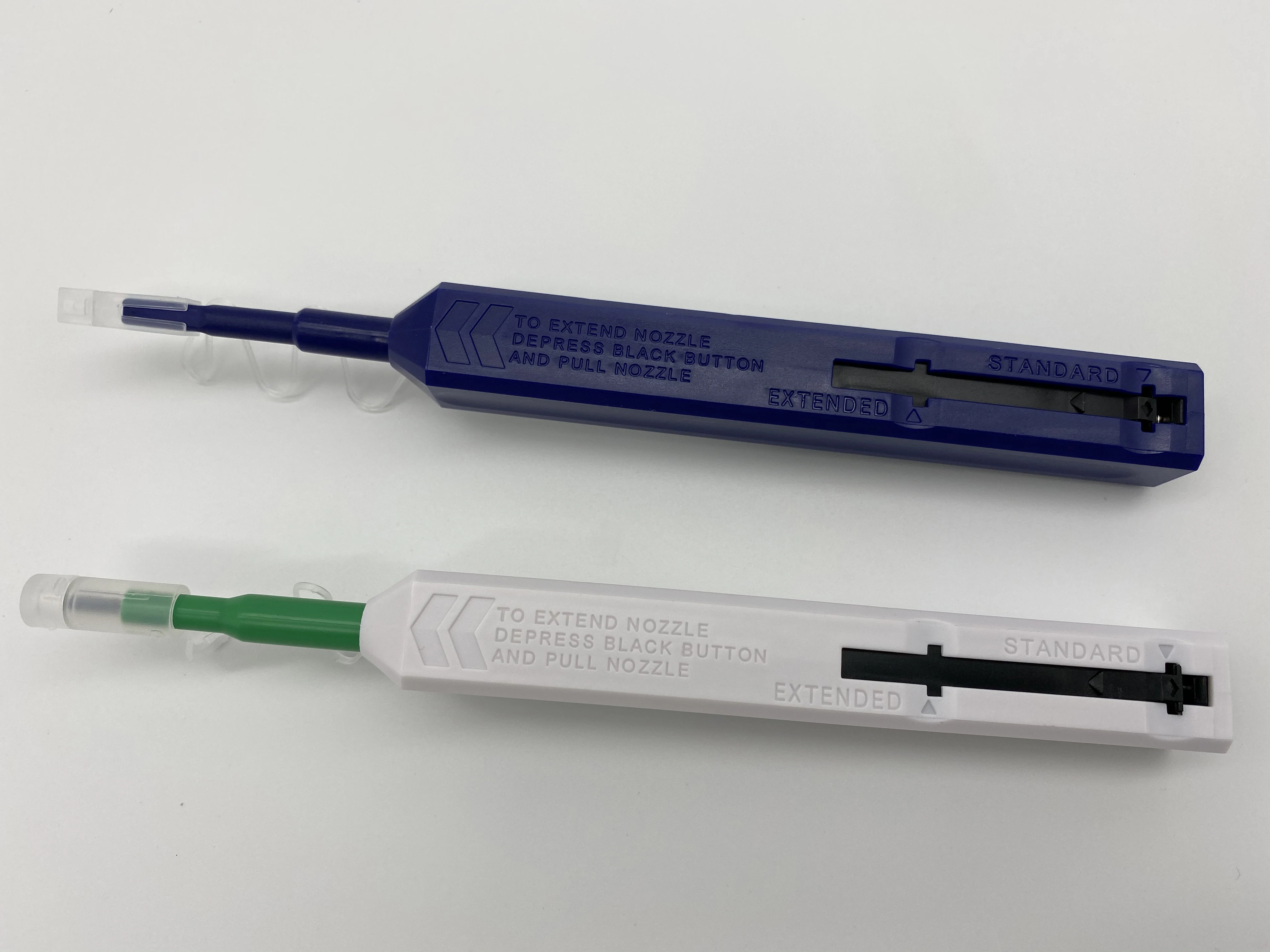 2 шт FTTH волоконно-оптическая Ручка инструмент для очистки волокна ручка 1,25 ММ LC MU и 2,5 мм SC FC ST Разъем один клик очиститель
