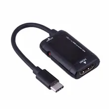 USB 3,1 type C к HDMI 1080P адаптер USB-C к HDMI конвертер для мобильных устройств высокой четкости ссылка Android смартфон планшет