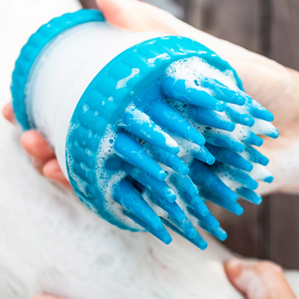 Hair Cleaning Supplies Pet Grooming Comb Shower Bath Cat Massage Brush Dog Silicone