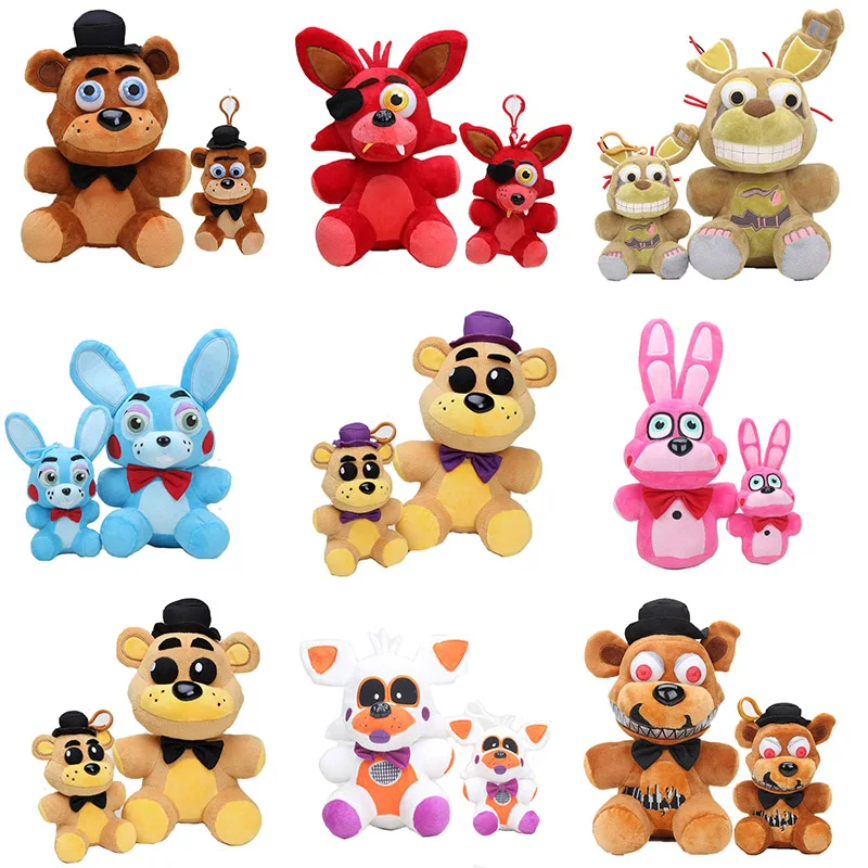 2 шт./компл. 15/25 см игрушка из игры FNAF Игрушки Фредди фазбер Золотой медведь кошмар