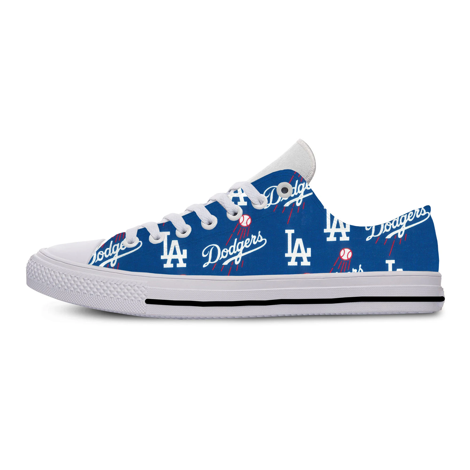 

Dodgers Flat Canvs Breathable Shoes Los Angeles Baseball Fans Fashion Men/Women Casual Shoes Sneakers