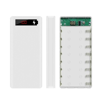 

L8 LCD Display DIY 8x18650 Battery Case Power Bank Shell Portable External Box Without Battery Powerbank Protector