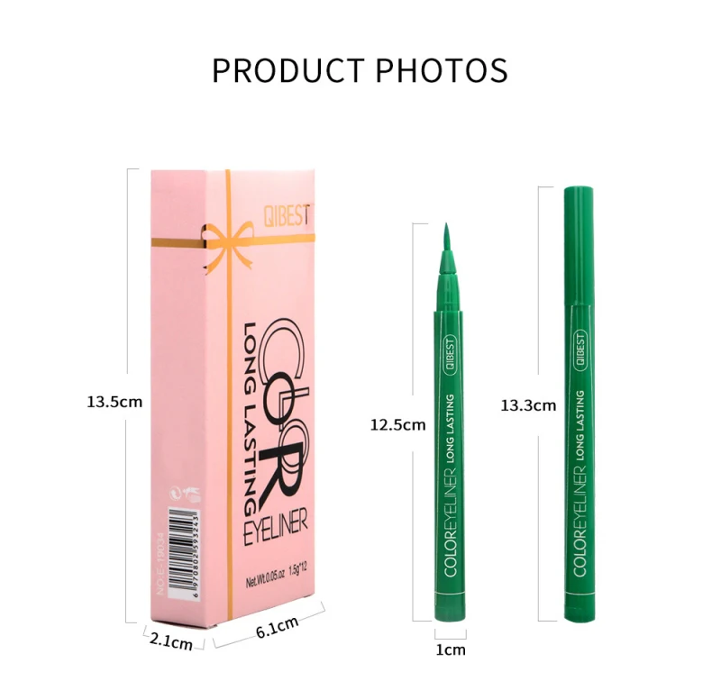 QIBEST Liquid Eyeliner Professional Eyeliner Pen Waterproof Not Blooming Long-lasting Eye Liner Pencil Makeup Tools 12 Style QIBEST Liquid Eyeliner Professional Eyeliner Pen Waterproof Not Blooming Long-lasting Eye Liner Pencil Makeup Tools 12 Style
