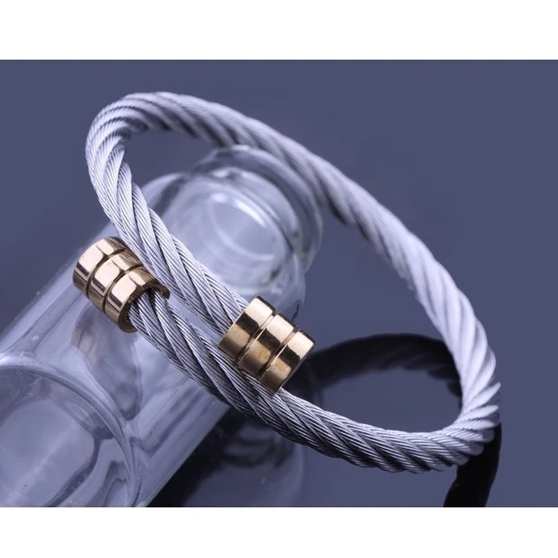 adjustable a bangles for womens luxury stainless steel gifts for woman accessories bangles for men Fashion Jewellery wholesale